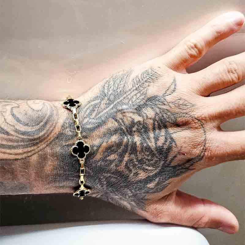 Pulseira Tijolinho Trevo