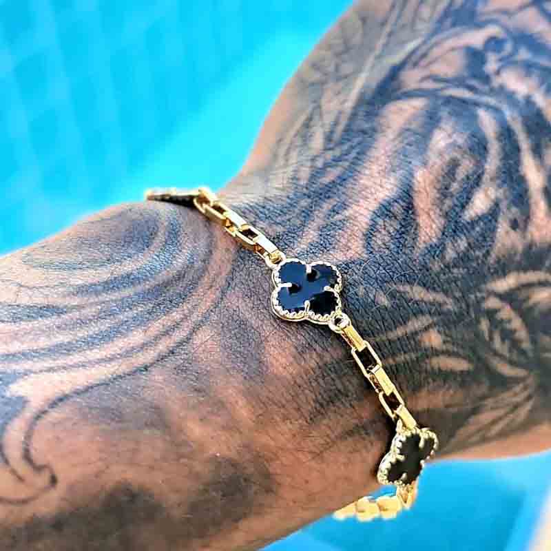 Pulseira Tijolinho Trevo