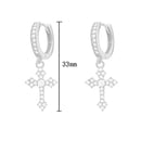 Brincos Ice Cruz Trevo