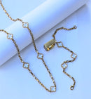 Conjunto  Trevo Perolado Tijolinho